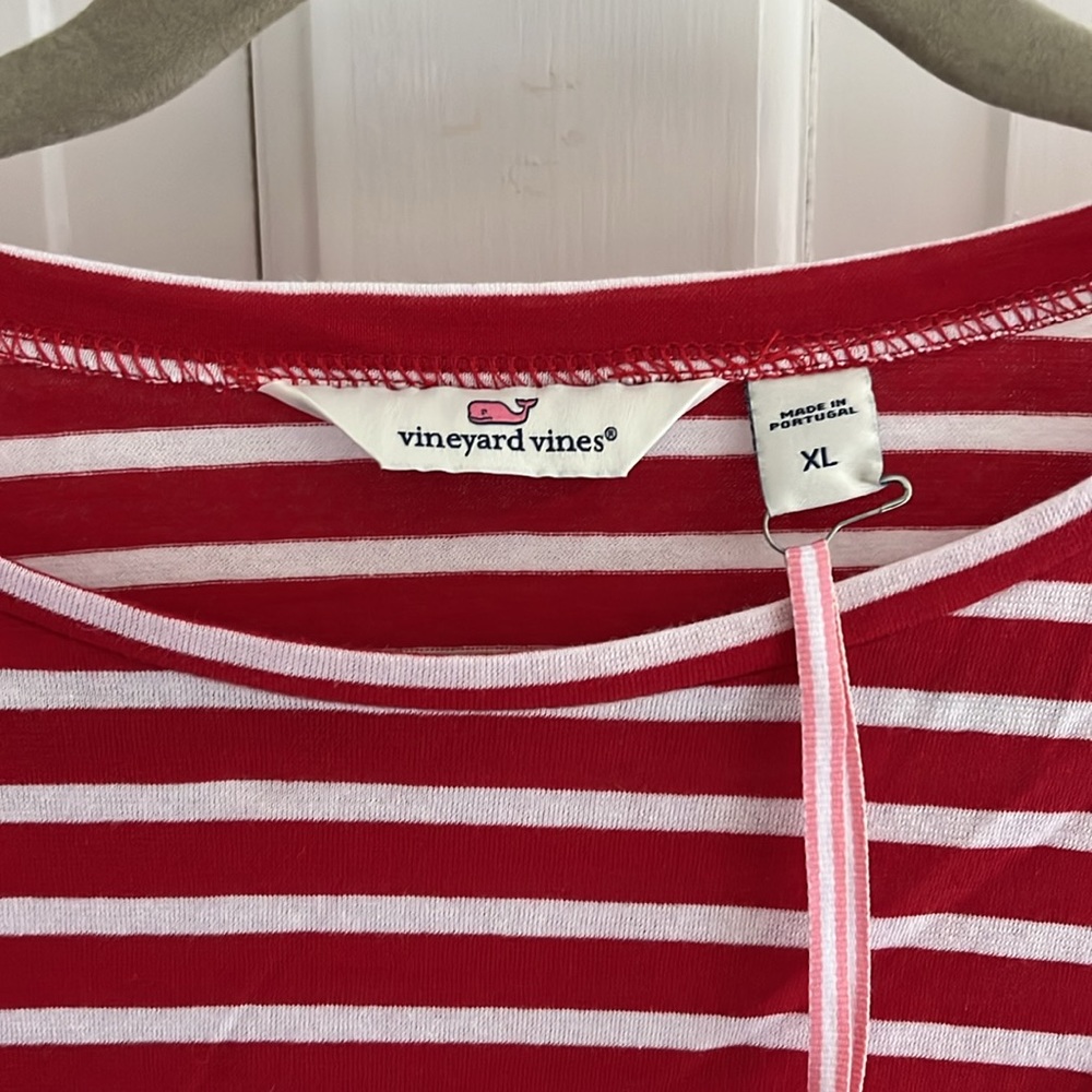 NWT Vineyard Vines Striped Nautical Tee XL - Picture 4 of 5
